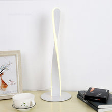 Load image into Gallery viewer, Munro LED Spiral Floor Lamp — Twisted Design, Dimmable, Black or White

