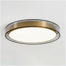 Load image into Gallery viewer, Candyfence LED ceiling light in iron frame, illuminated, 3-colour mode
