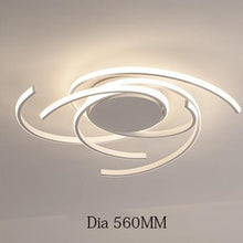 Load image into Gallery viewer, Claire — Square or Round LED Ceiling Light, Remote Dimmable, Black, W25–26cm
