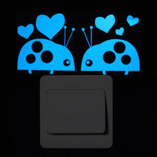 Load image into Gallery viewer, Glow-in-the-Dark Wall Stickers for Kids — Fluorescent Bedroom Decor

