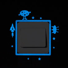 Load image into Gallery viewer, Glow-in-the-Dark Wall Stickers for Kids — Fluorescent Bedroom Decor
