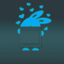 Load image into Gallery viewer, Glow-in-the-dark wall stickers, fluorescent shapes pack, product view
