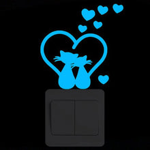 Load image into Gallery viewer, Glow-in-the-Dark Wall Stickers for Kids — Fluorescent Bedroom Decor
