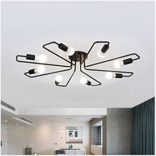 Load image into Gallery viewer, Cascais vintage multi-head ceiling pendant, 3-head configuration, front view
