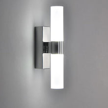 Load image into Gallery viewer, Itanhém LED wall light, dimensions diagram W8.5cm H25cm

